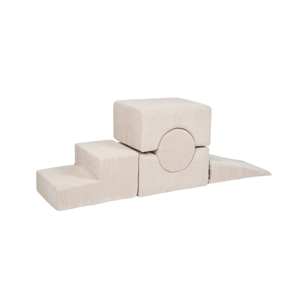 Aire de jeu en mousse pour enfants | Ensemble Shape - 5 éléments | AESTHETIC ecru, MEOW BABY