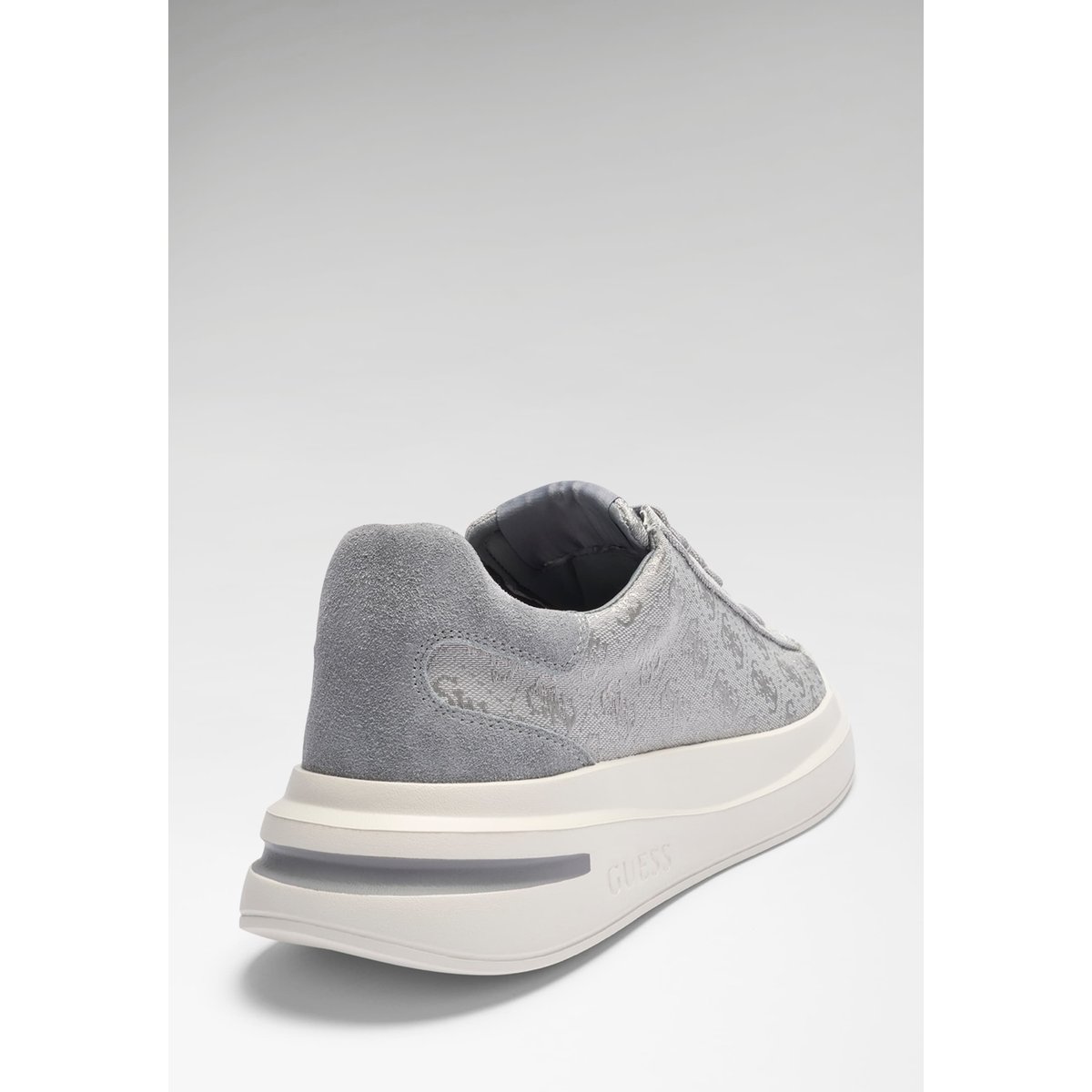 Baskets Logo Elba gris, GUESS