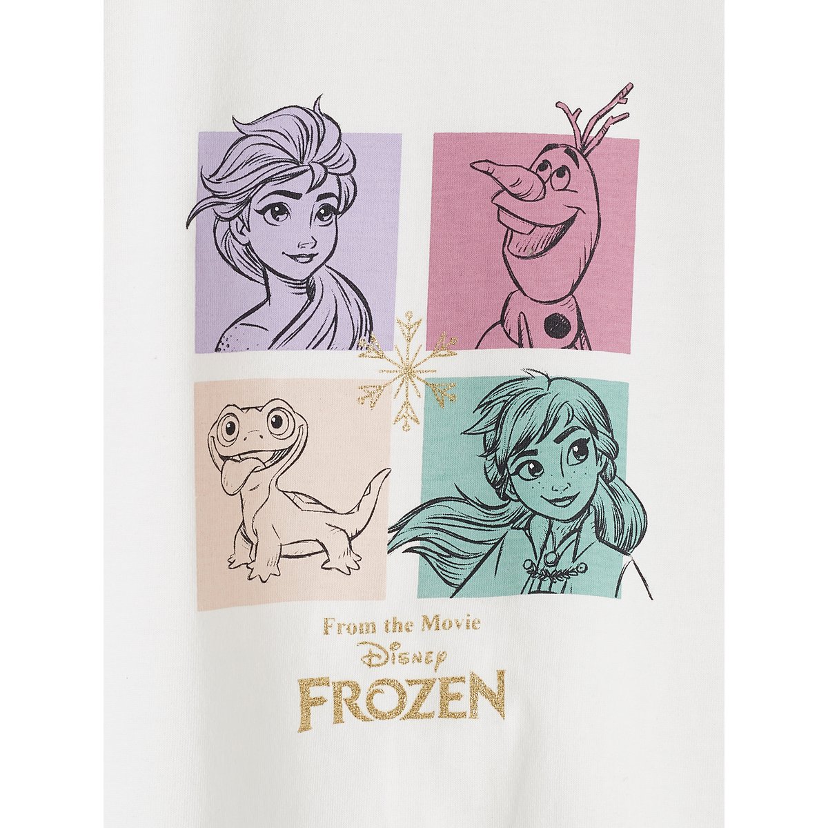 T-shirt manches longues Disney® La Reine des Neiges 2 écru, VERTBAUDET
