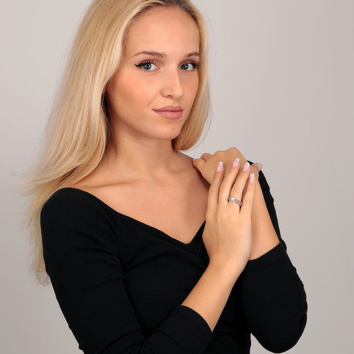 Bague en laiton et cristal INCONTRI argent, MORELLATO