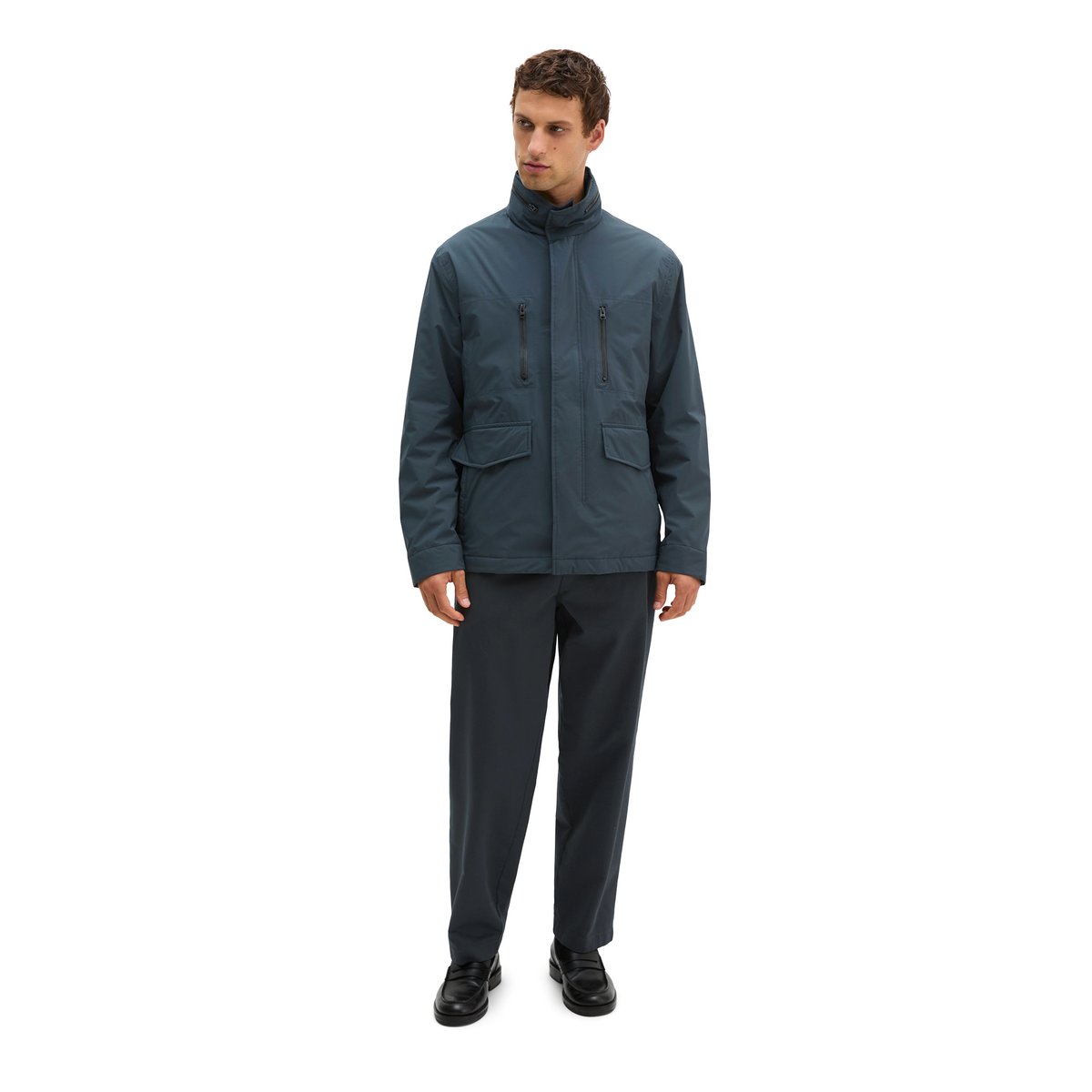 Veste d'extérieur MOP x Function, coupe standard avec intérieur matelassé bleu, MARC O'POLO