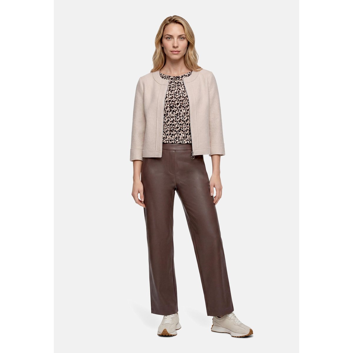 Veste blazer à manches 3/4 pastel sand, BETTY BARCLAY