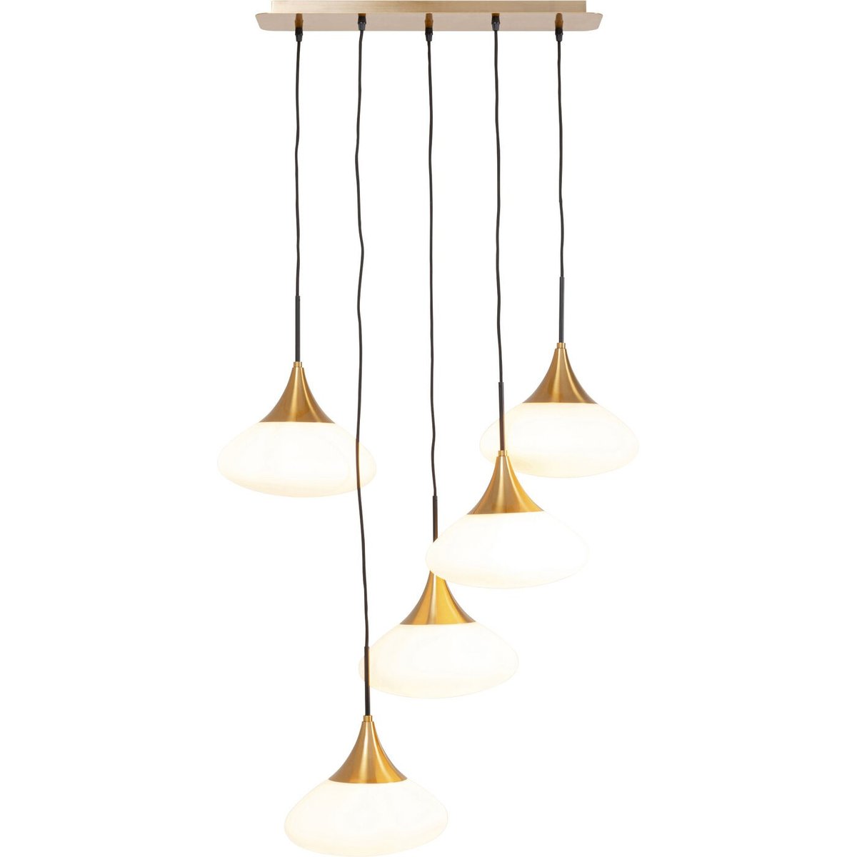 Suspension en verre, GOCCE or, KARE DESIGN
