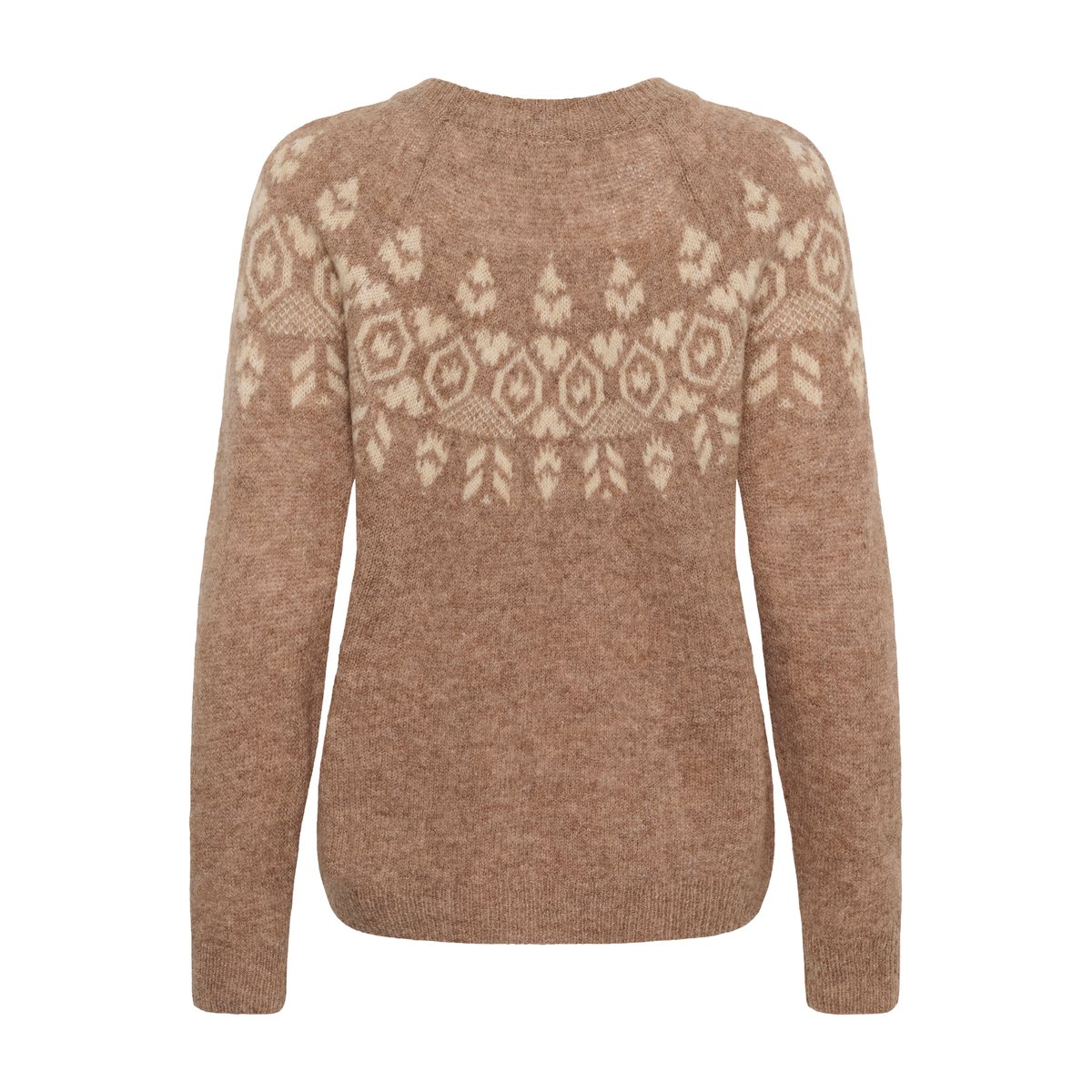 Pullover tricoté beige dune melange, CULTURE