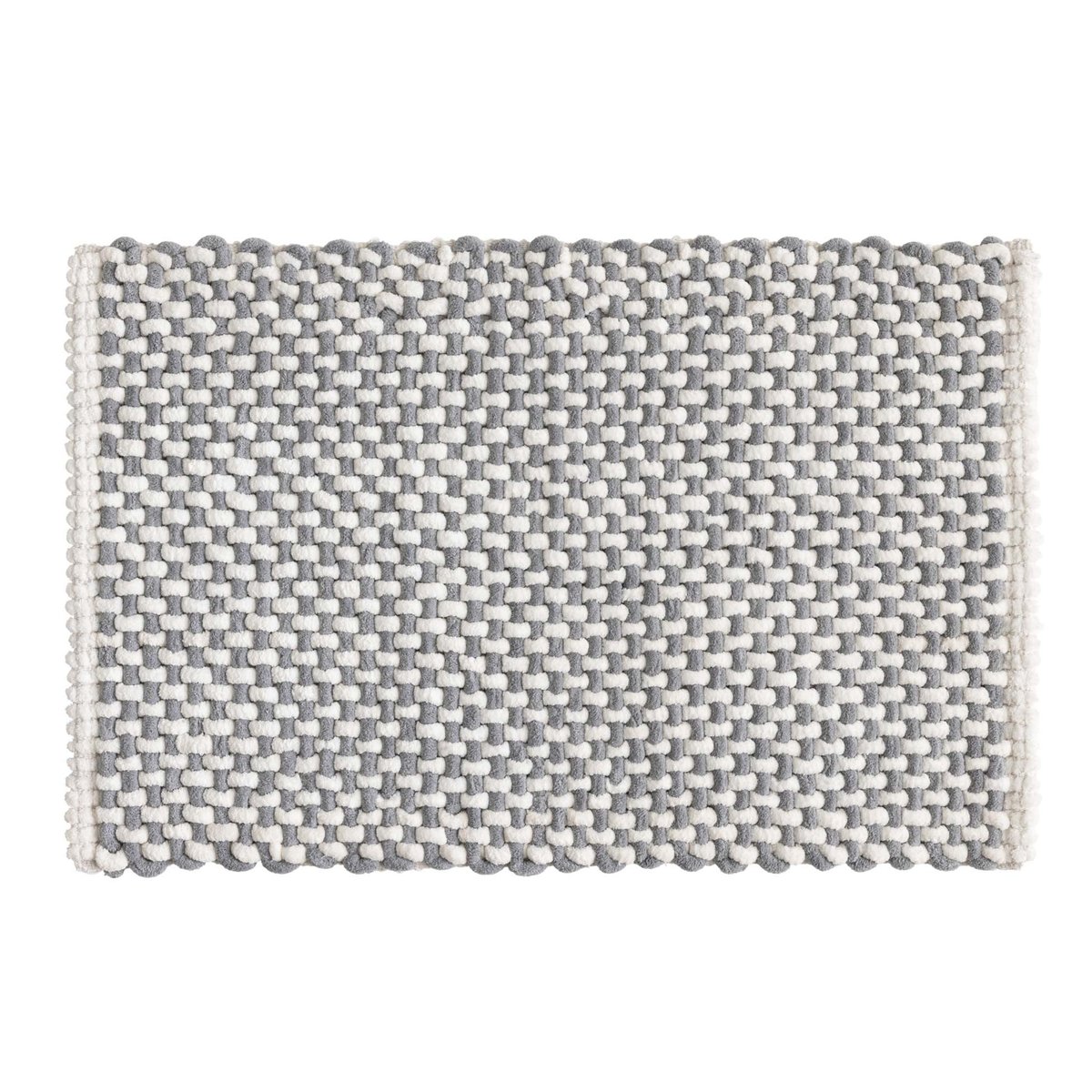 Tapis de bain en polycoton chenille ultra-absorbant naturel, DOUCEUR D'INTÉRIEUR