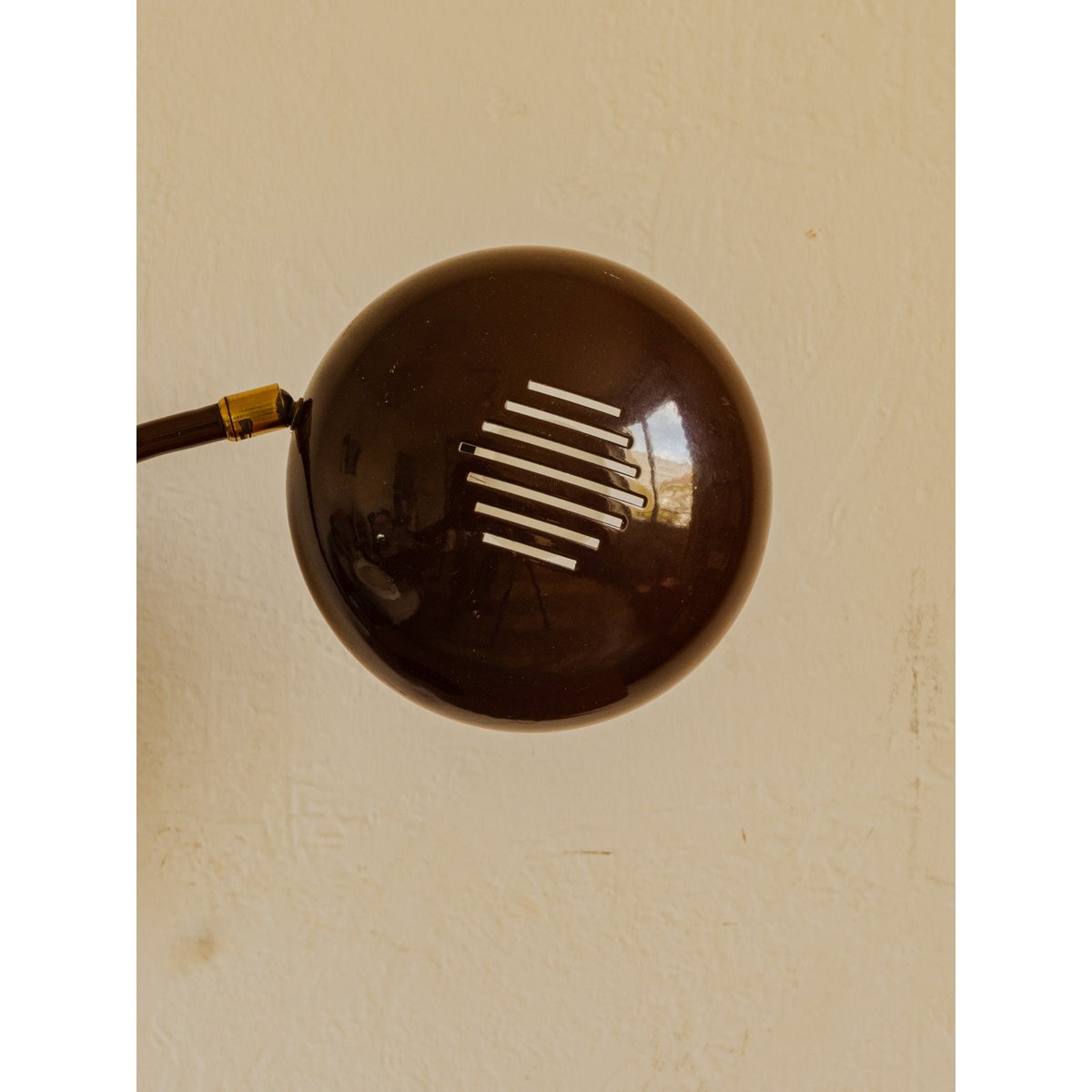 Lampe à poser en métal marron Julia N°1096 - Bon état marron, DEBONGOUT