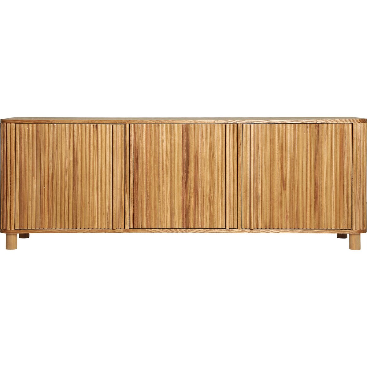 Meuble tv en bois style scandinave bois naturel clair, RECOLLECTION