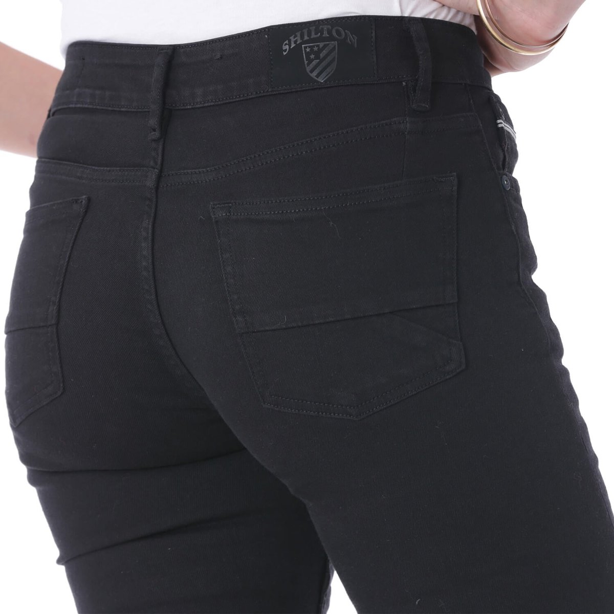 Jean coupe slim Black noir, SHILTON