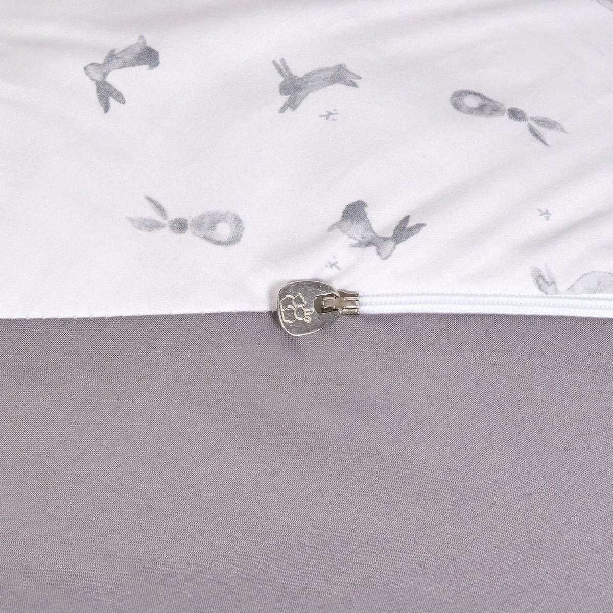 Coussin de maternité blanc, gris, CANDIDE