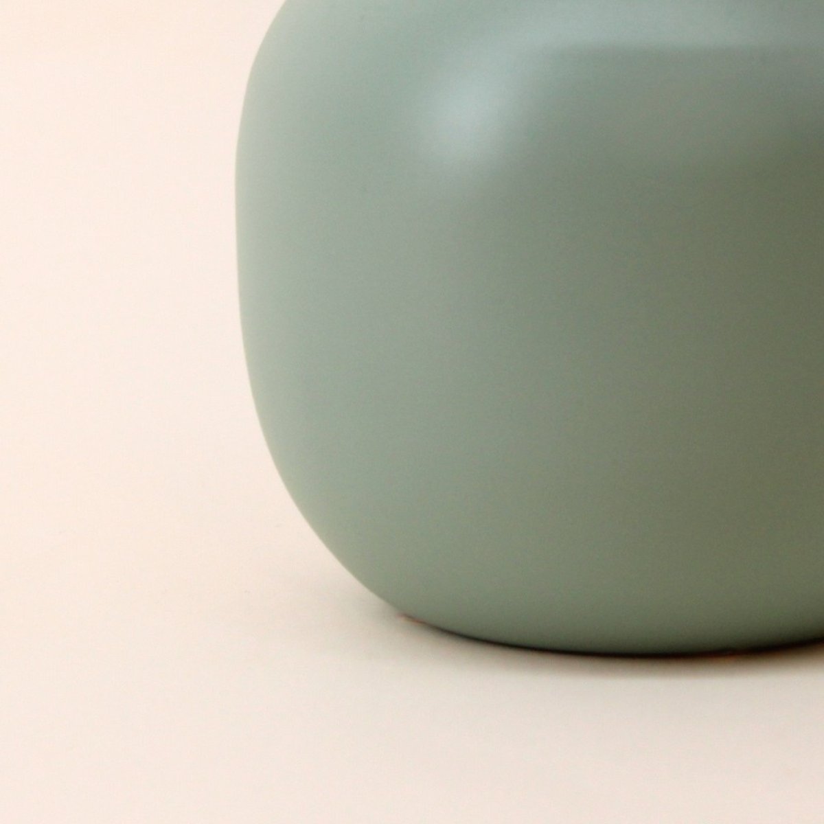 Vase tube en métal, H23cm vert, ORNAMI