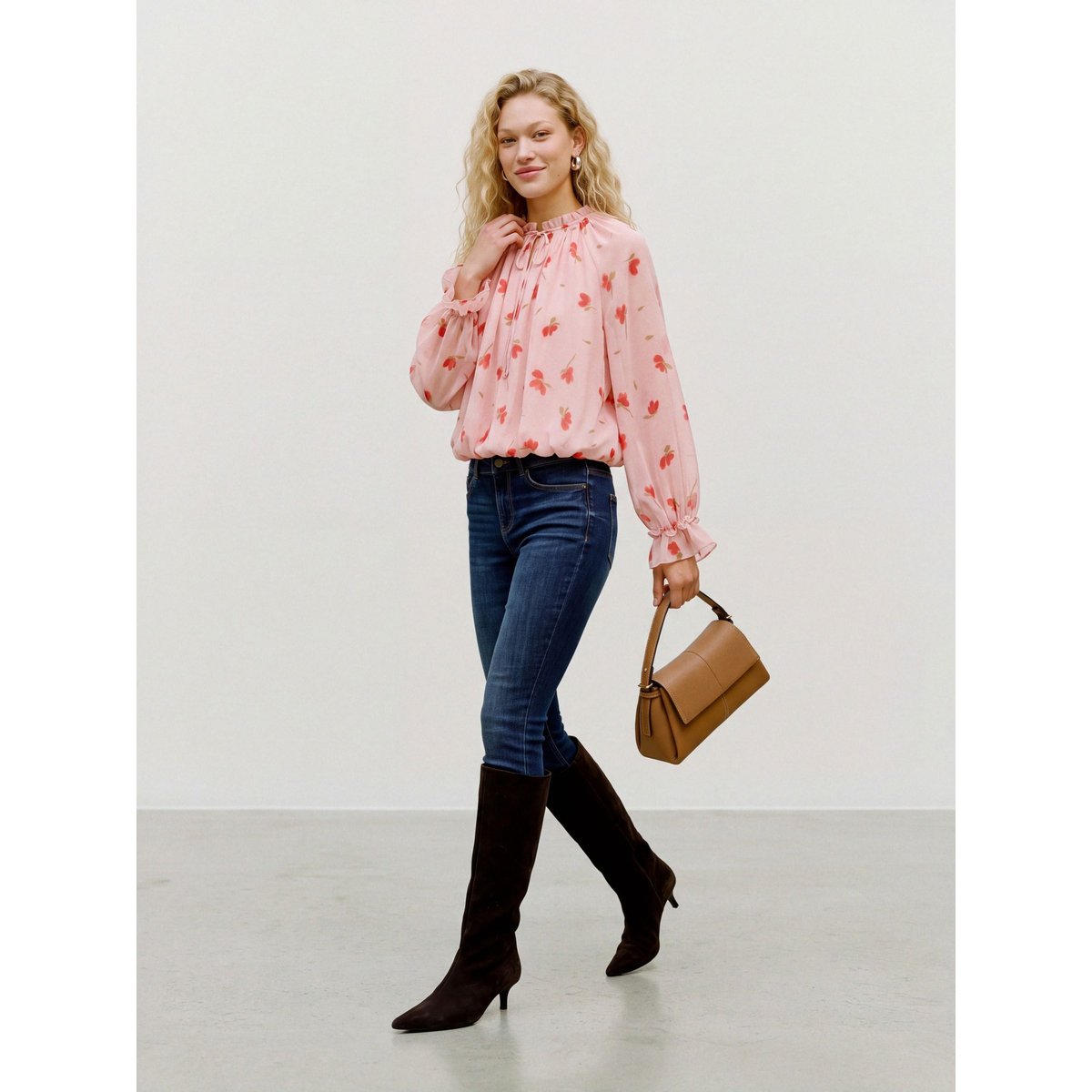 Blouse rose - chintz rose 1, VERO MODA