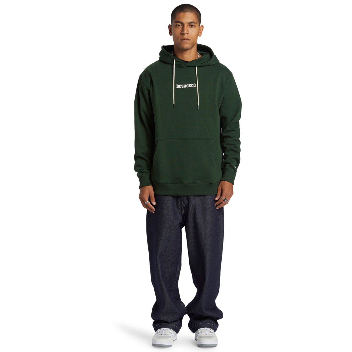 Sweat à capuche BASELINE. vert mountain view, DC SHOES