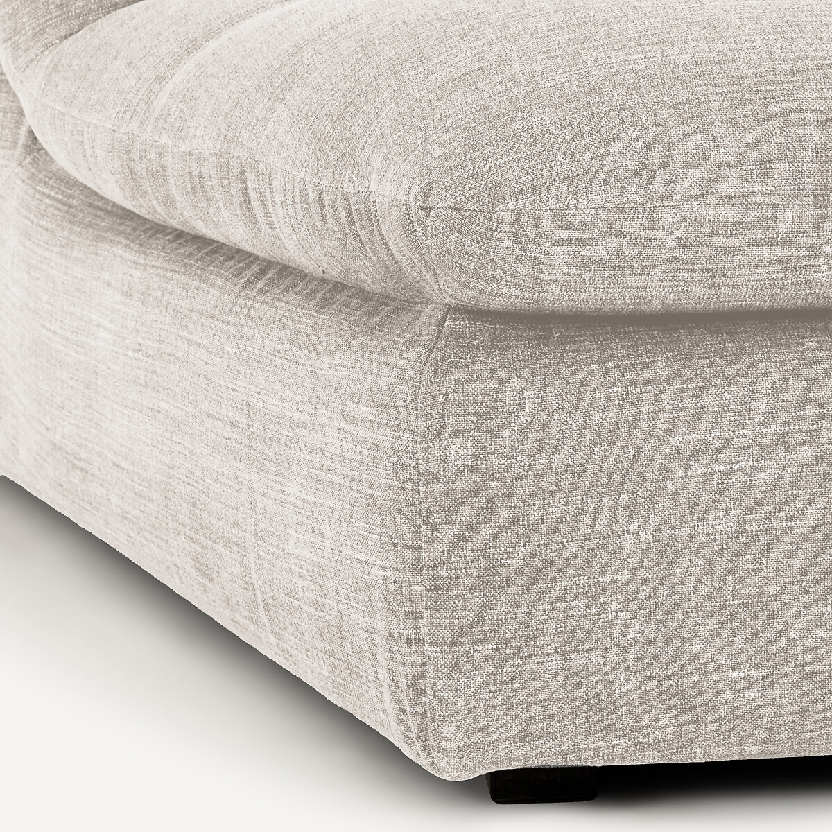 Modulares Ecksofa aus Leinen und Baumwolle, GIULIANO beige, AM.PM