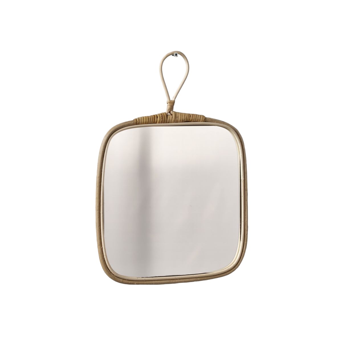 Miroir carré en bois MATISSE beige, FACTORY