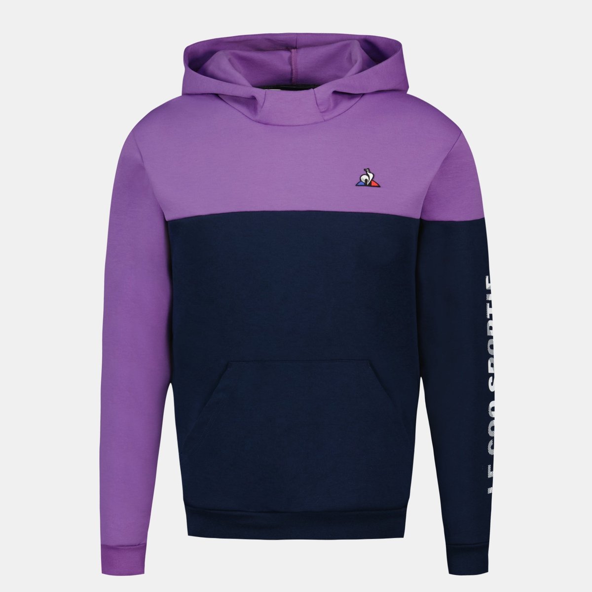 Sweat à capuche bleu, LE COQ SPORTIF