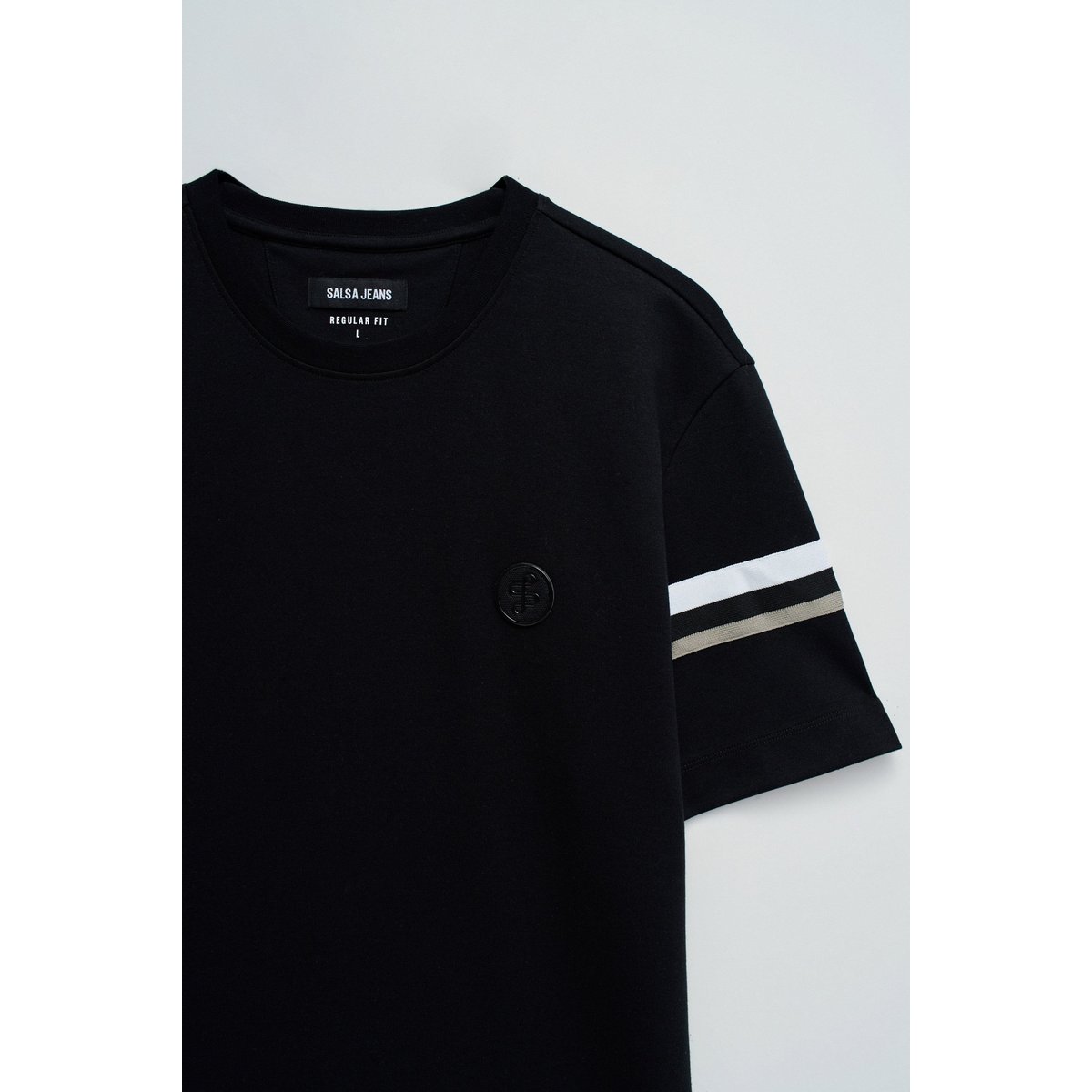 T-SHIRT AVEC RAYAURES noir, SALSA JEANS