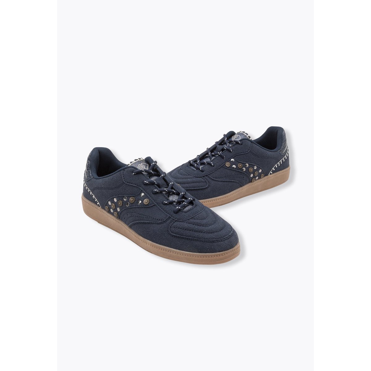 Baskets cloutées camel, PROMOD