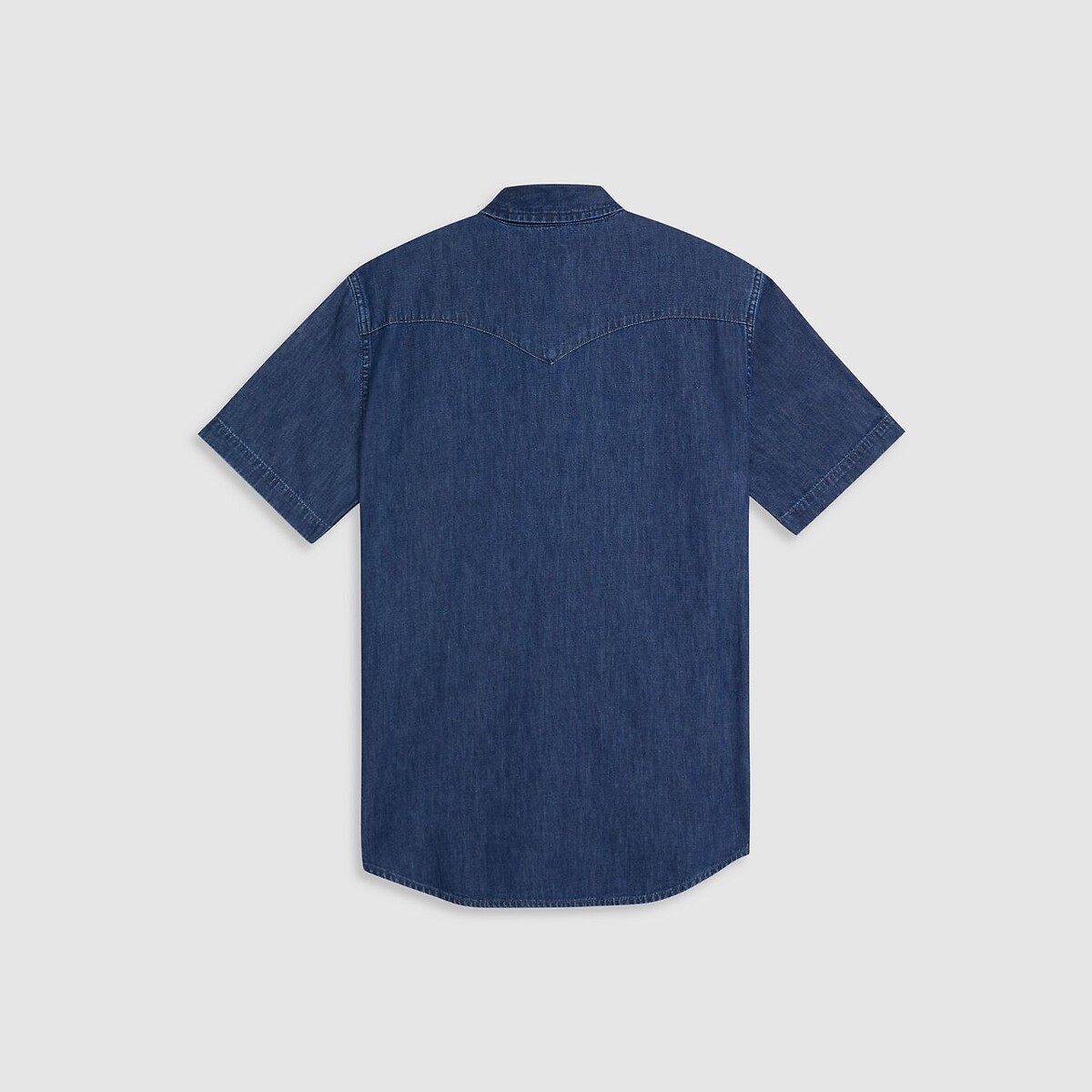 Chemise denim manches courtes Western bleu moyen, LEVI'S