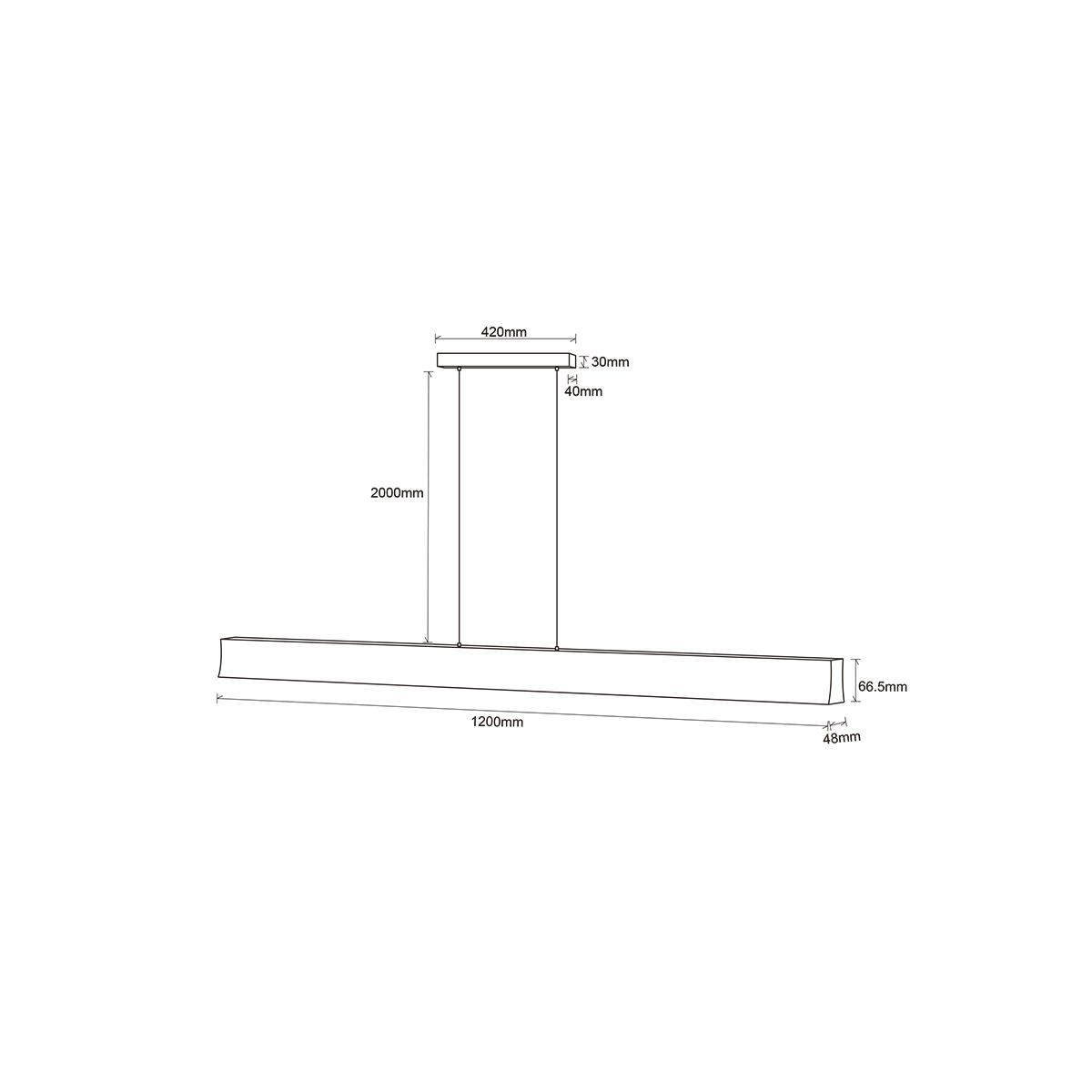 Suspension    HANOK blanc, MANTRA