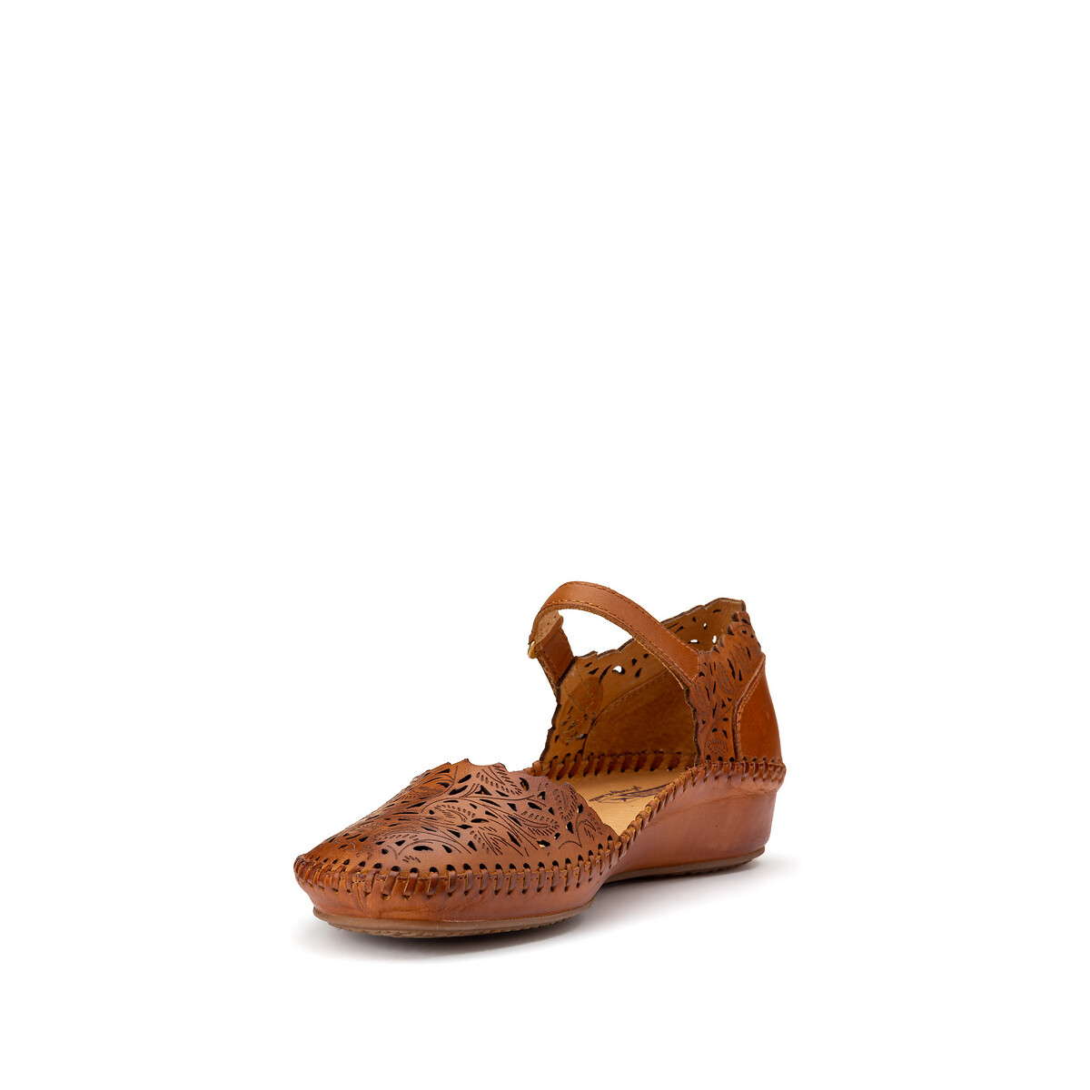 Sandalen in leer Vallarta cognac , PIKOLINOS