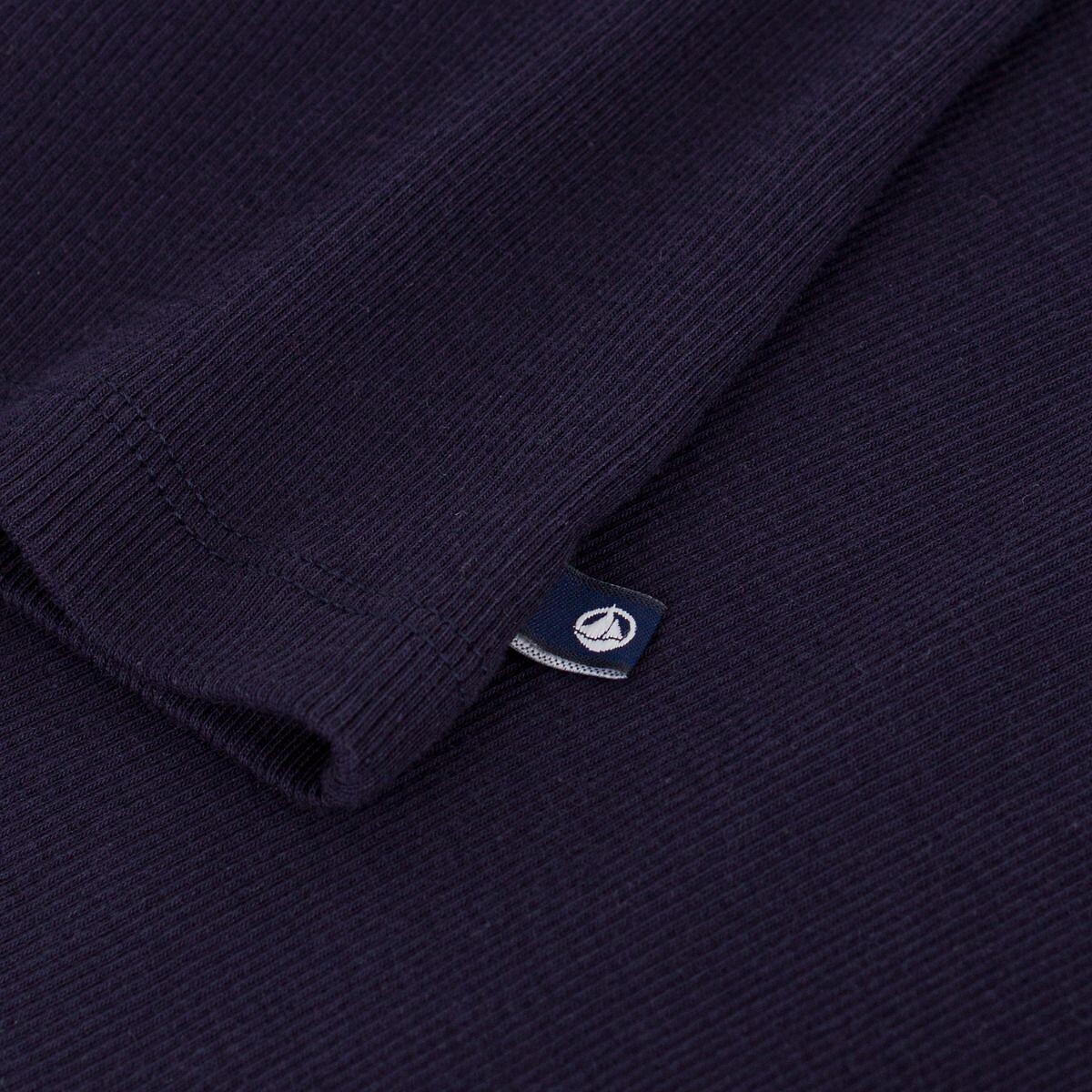 T-Shirt with Short Sleeves and Crew Neck navy, PETIT BATEAU