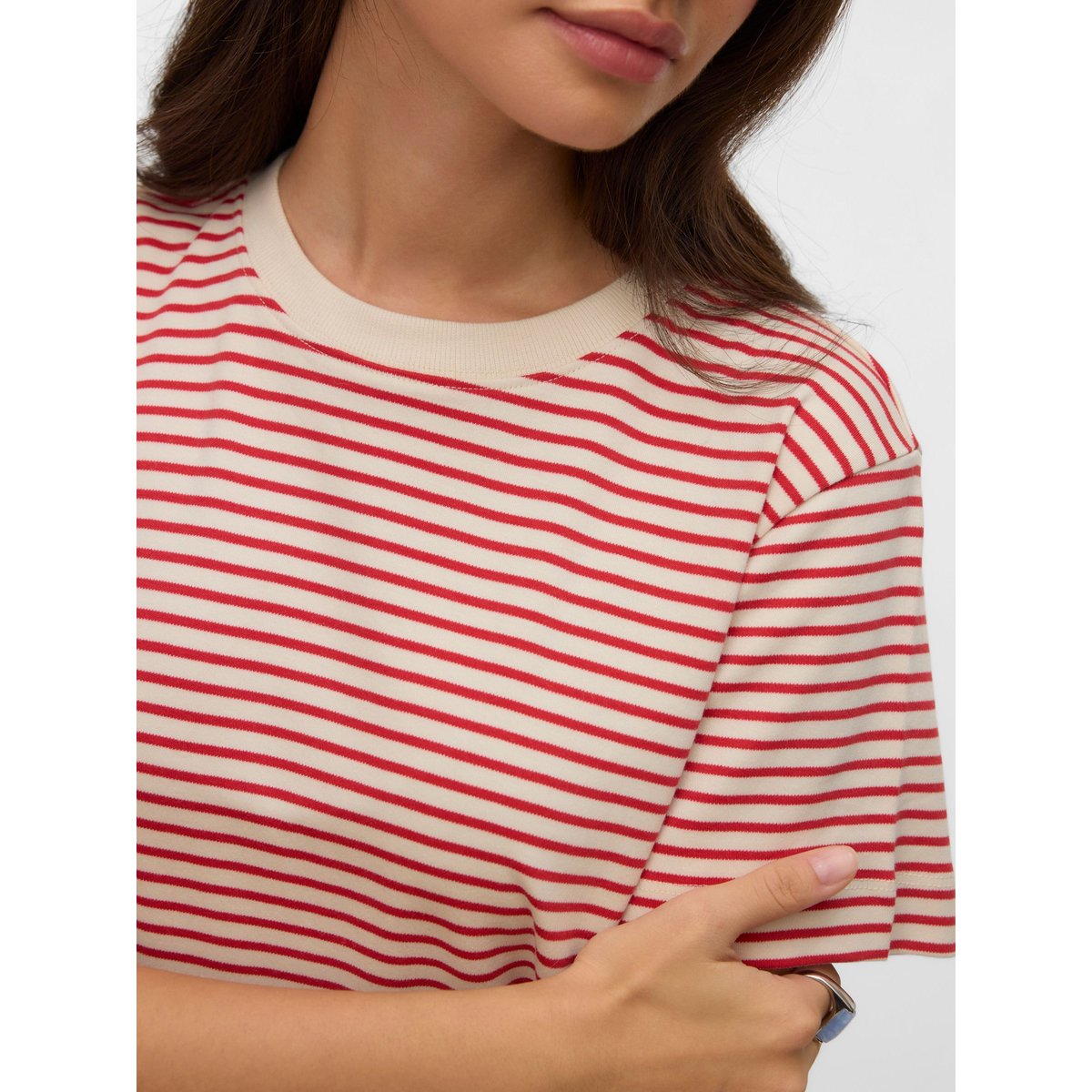 T-Shirt beige - birch 5, VERO MODA