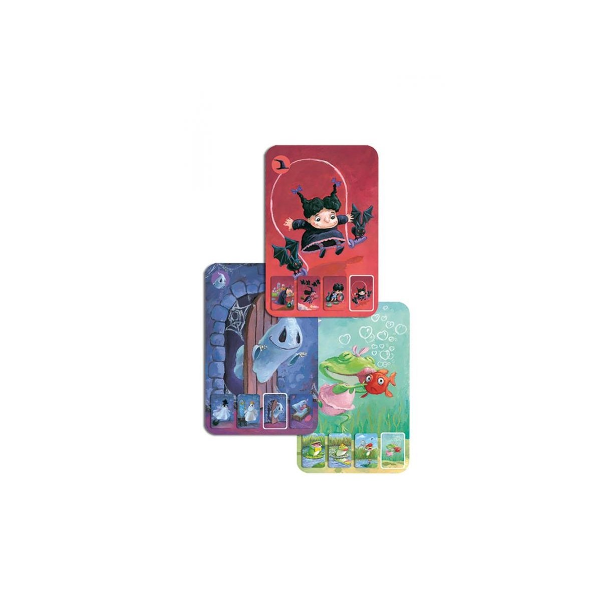 Jeux de cartes - Mini family multicolore, DJECO