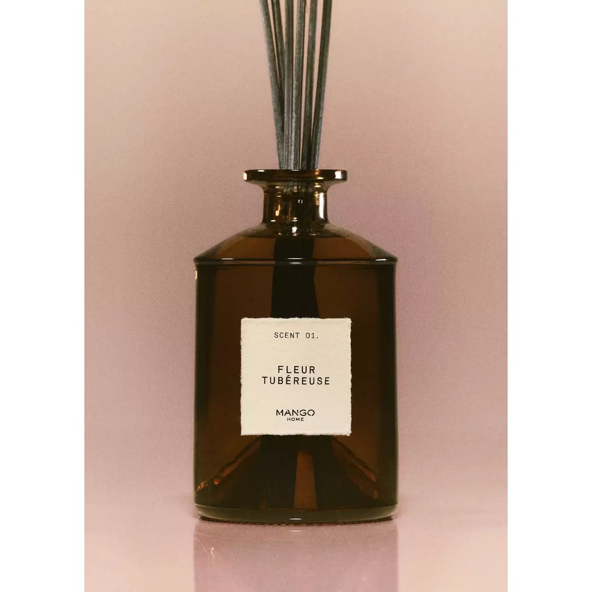 Diffuseur de parfum mikado FLEUR TUBÉROSE 500 ml marron, MANGO HOME