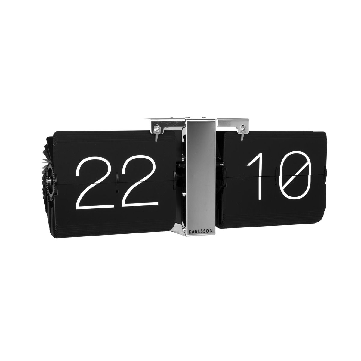 Horloge à poser design vintage industriel NO CASE noir, KARLSSON