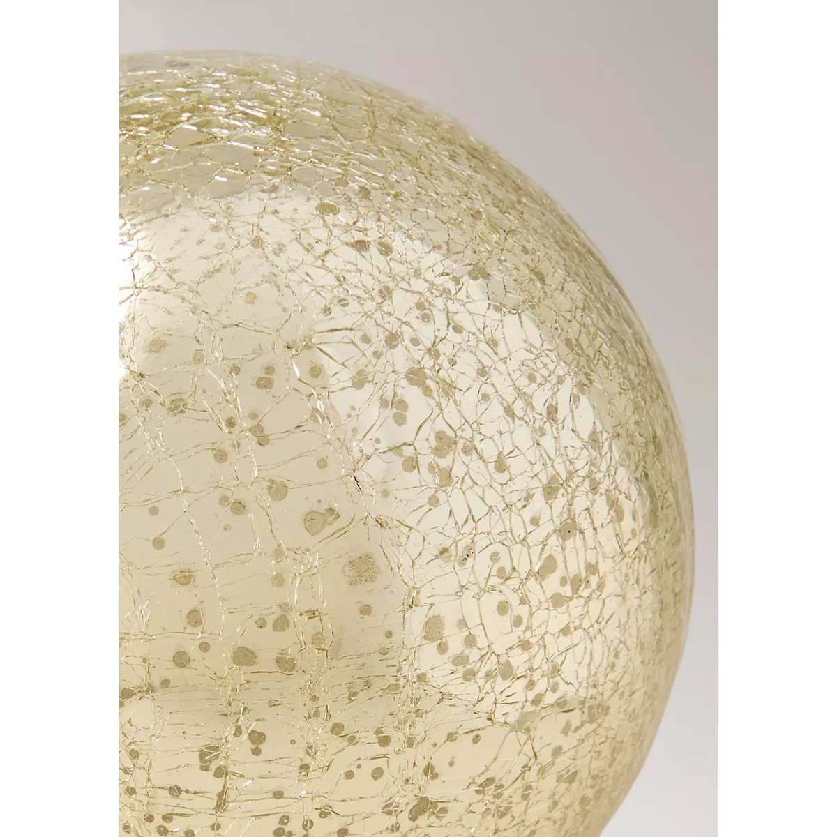 Petite boule lumineuse en verre or, MANGO HOME