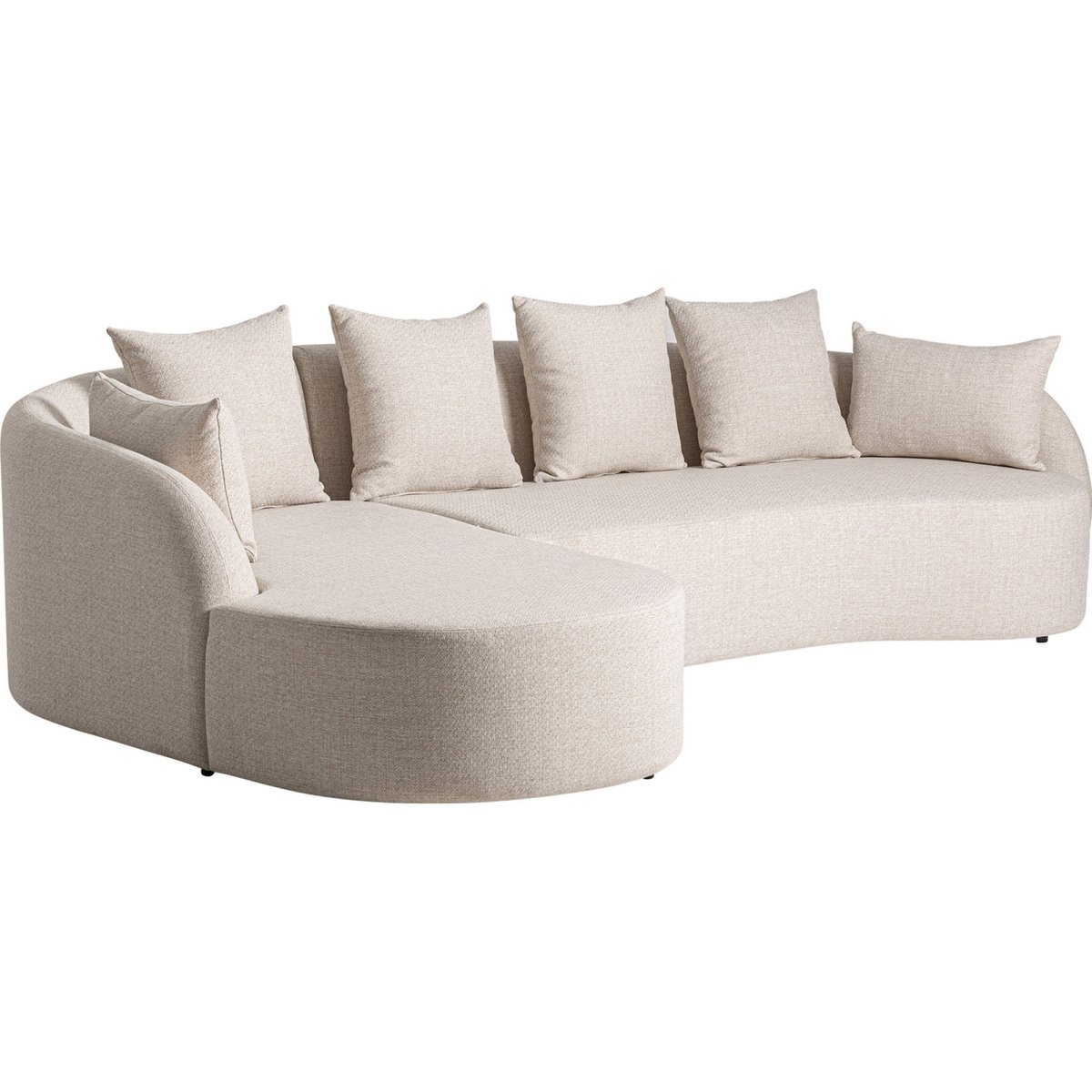 Chaise longue contemporaine collection VACIO beige, RECOLLECTION