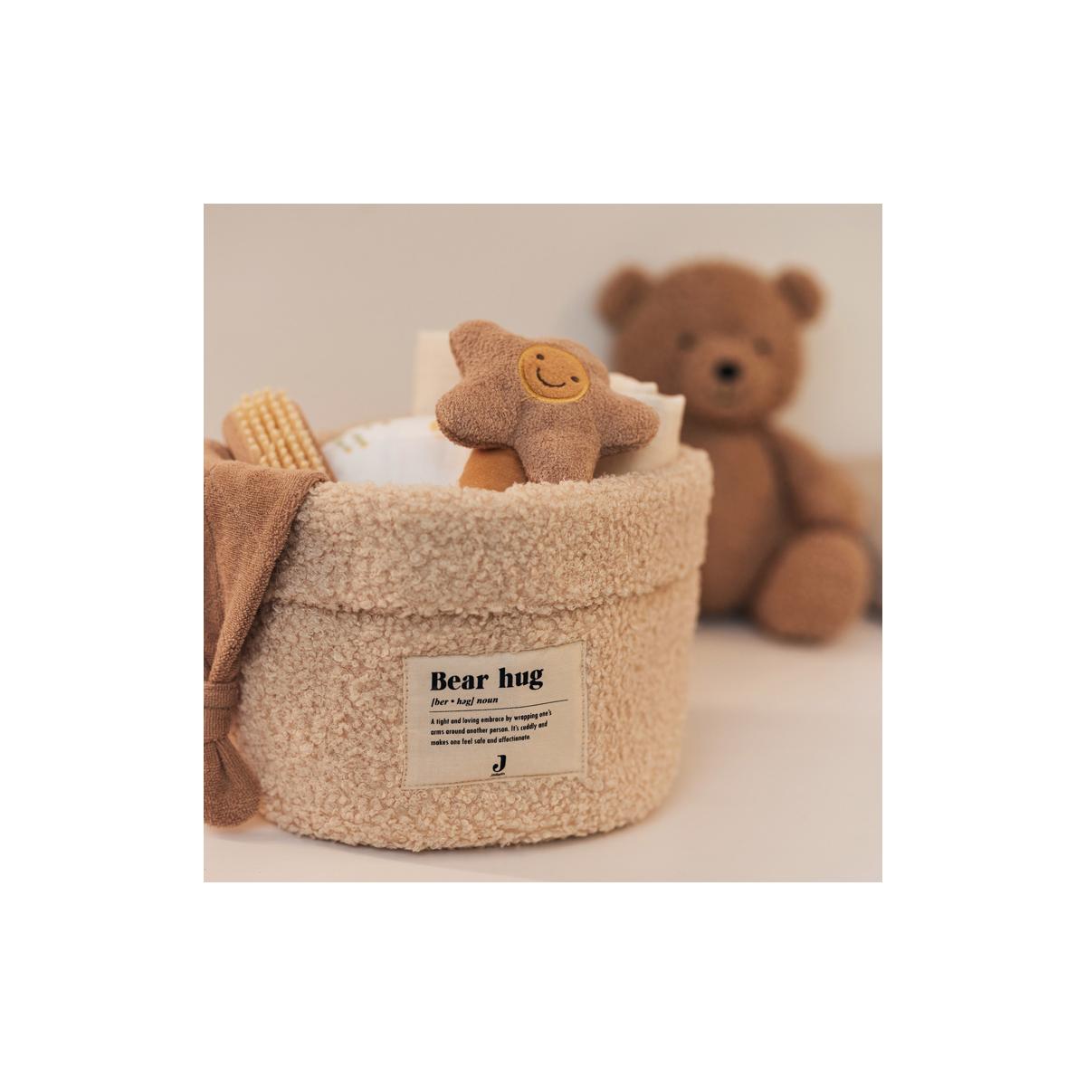 Panier de toilette Boucle ecru, JOLLEIN