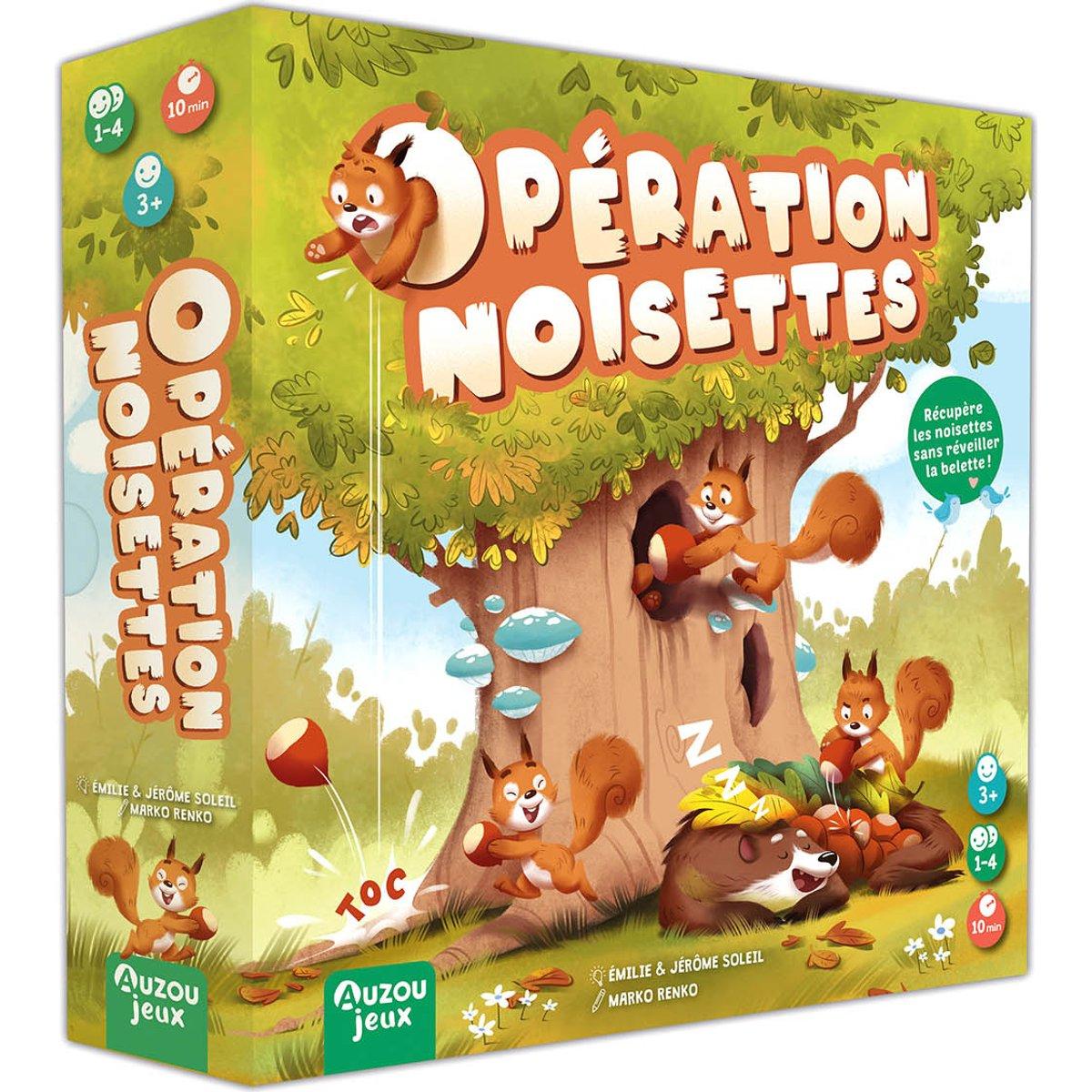 Jeu de société Opération noisettes multicolore, EDITIONS AUZOU