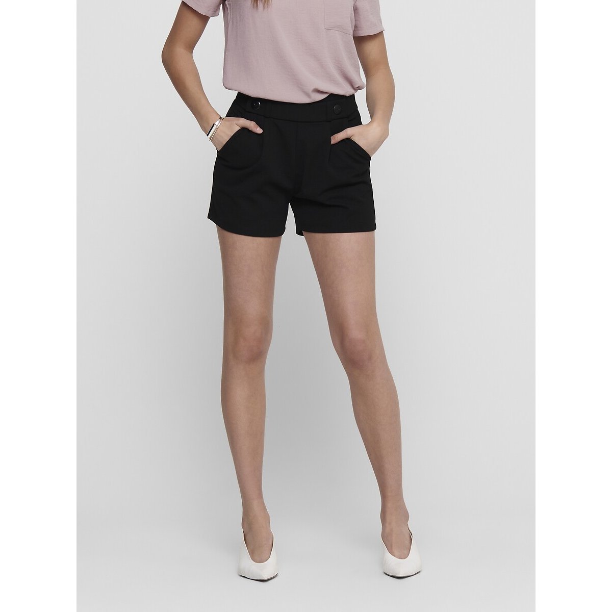 Short, détails boutons noir, JDY