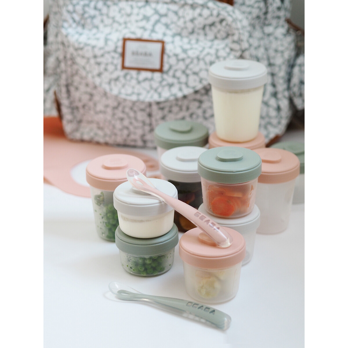 Pack 1er repas bébé eucalyptus multicolore, BEABA
