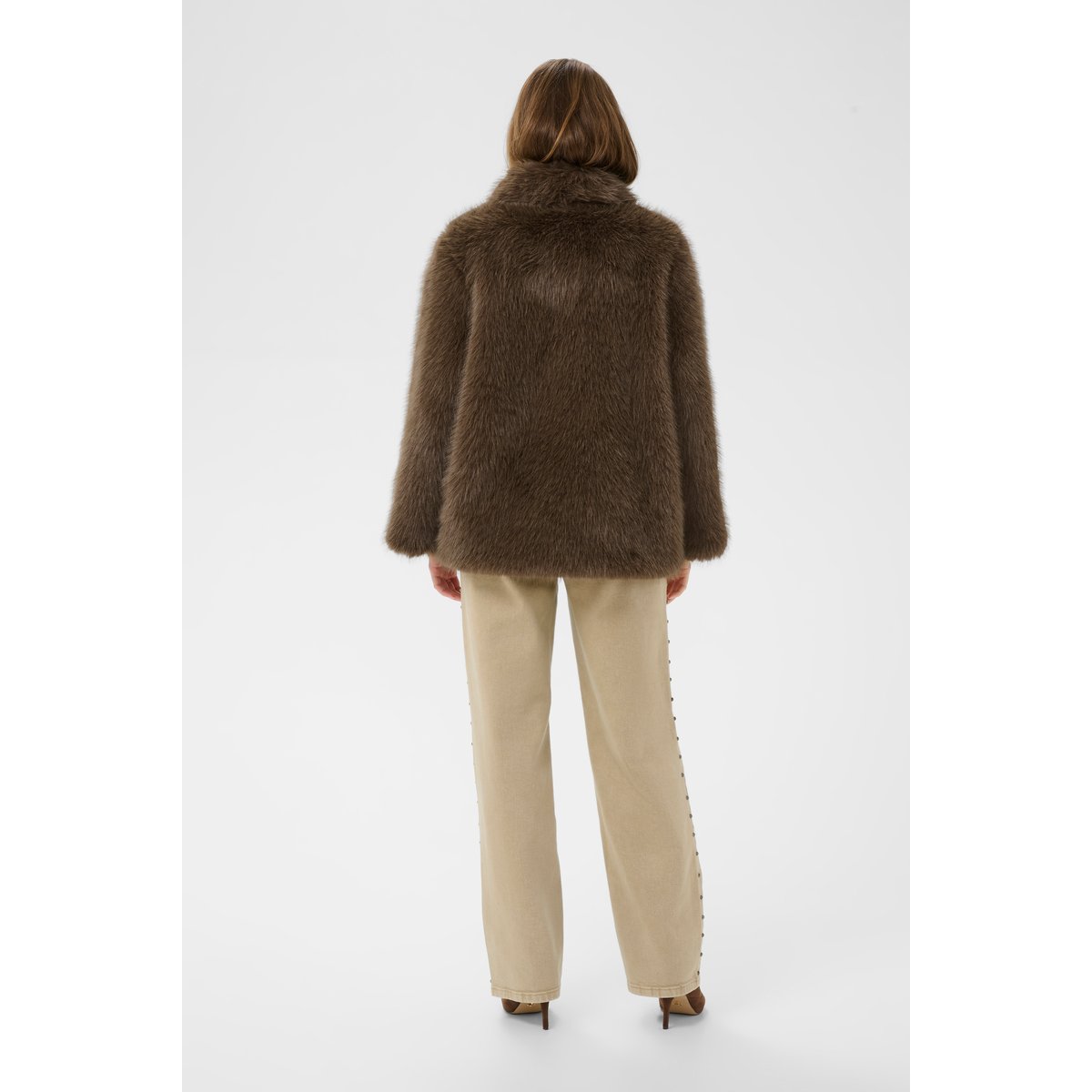 Manteau marron shaved chocolate, CREAM