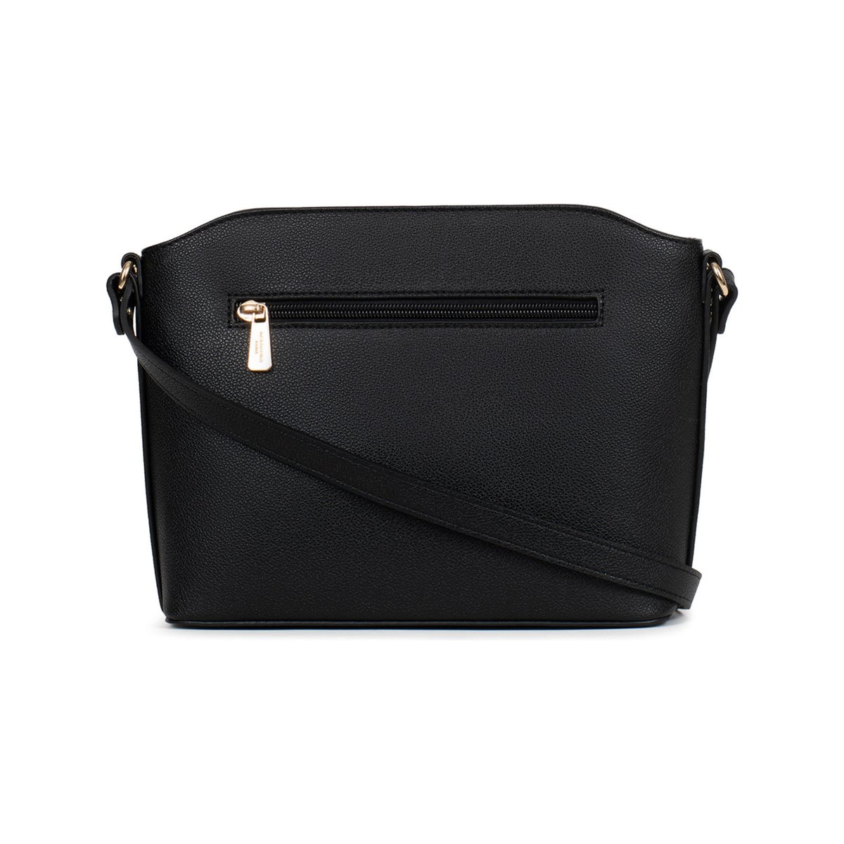 Sac porté travers ZOÉ noir, HEXAGONA