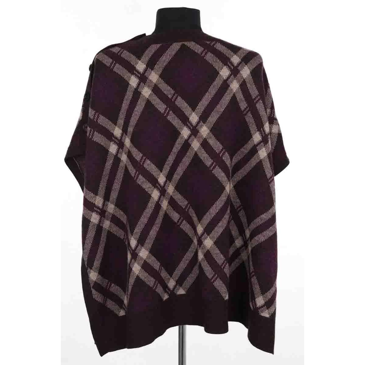 Poncho - Très Bon État marron, ERIC BOMPARD
