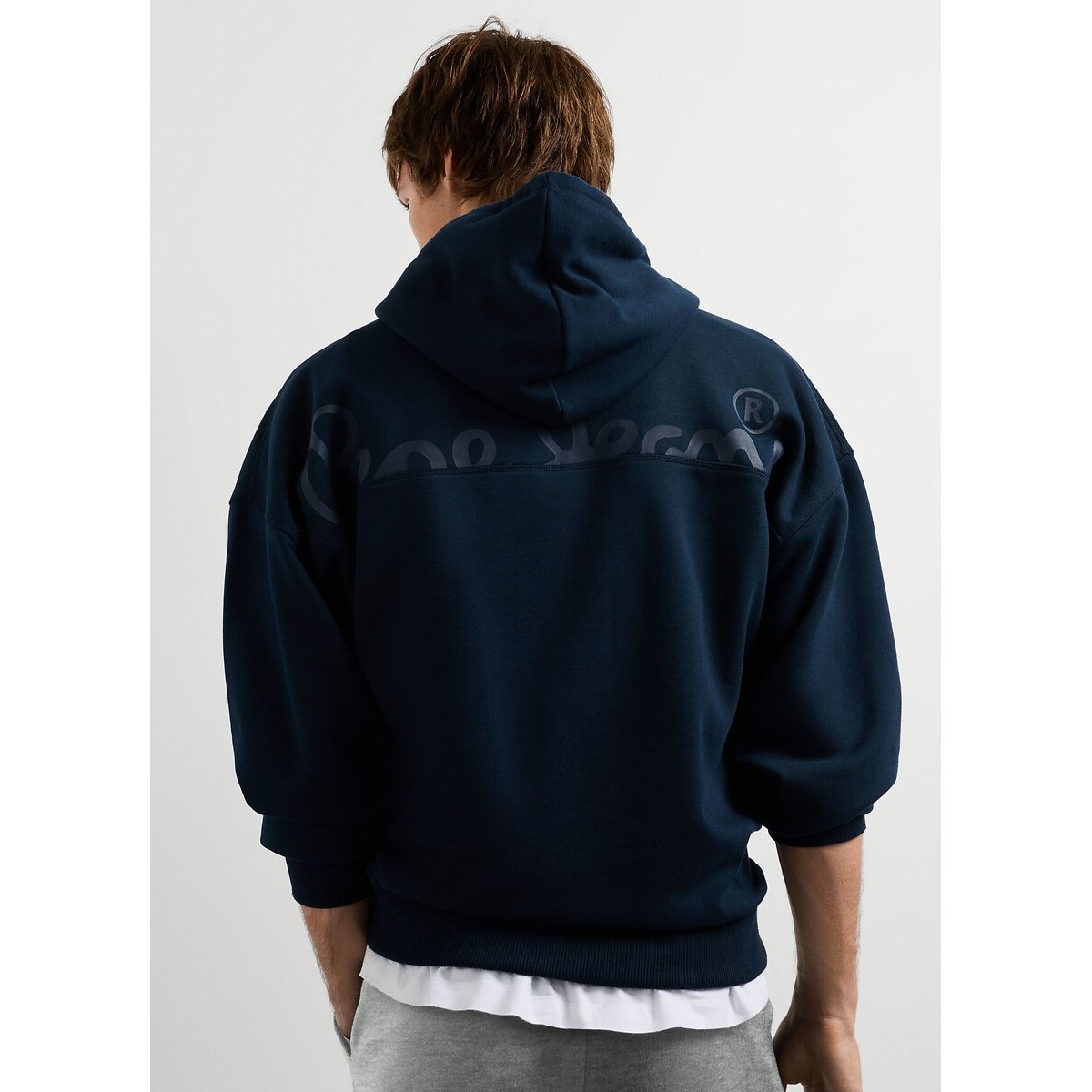Sweat à capuche bleu marine, PEPE JEANS