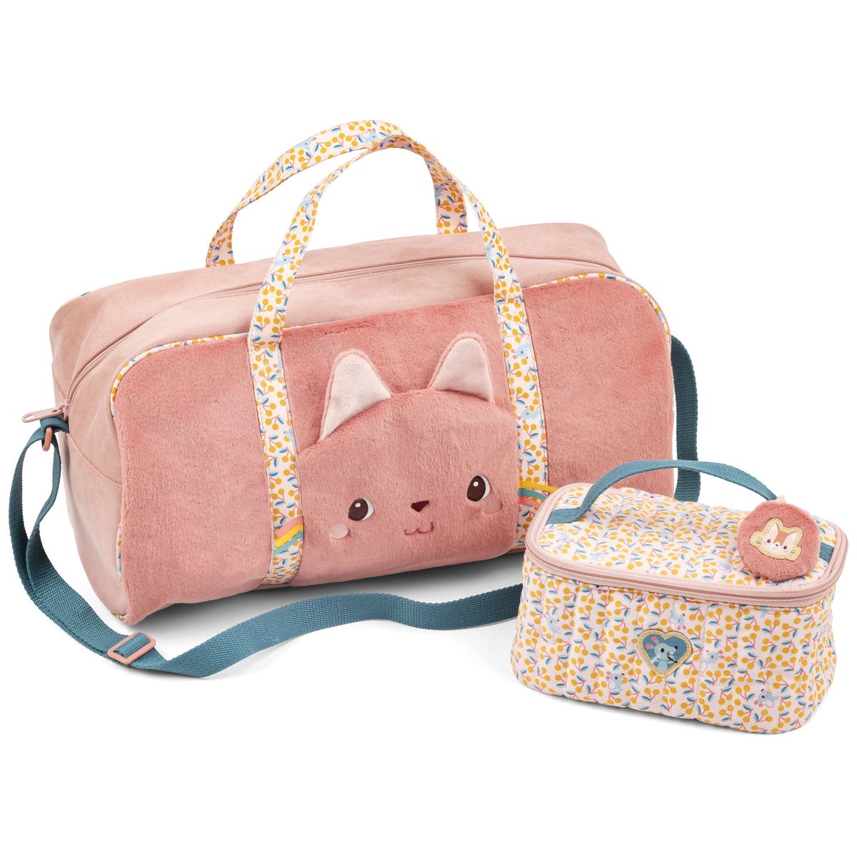 Sac week-end rose, bleu, jaune, LILLIPUTIENS