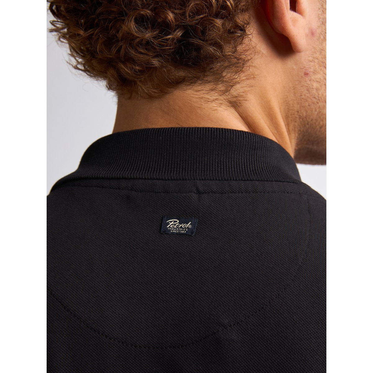 Polo classique noir black, PETROL INDUSTRIES
