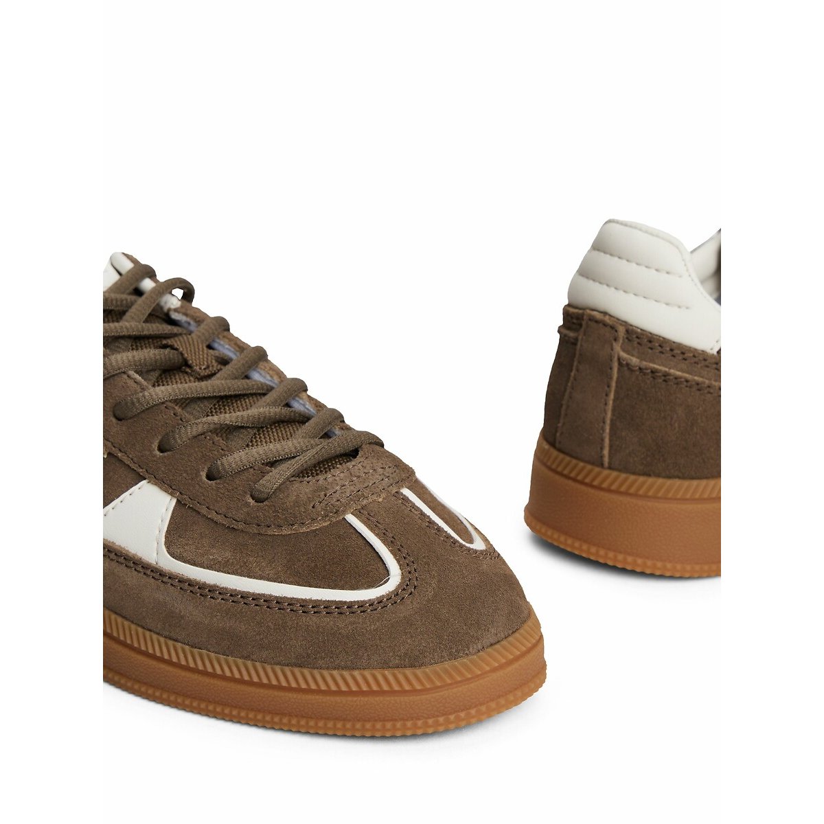 The Greenwich Suede Trainers khaki, TOMMY JEANS