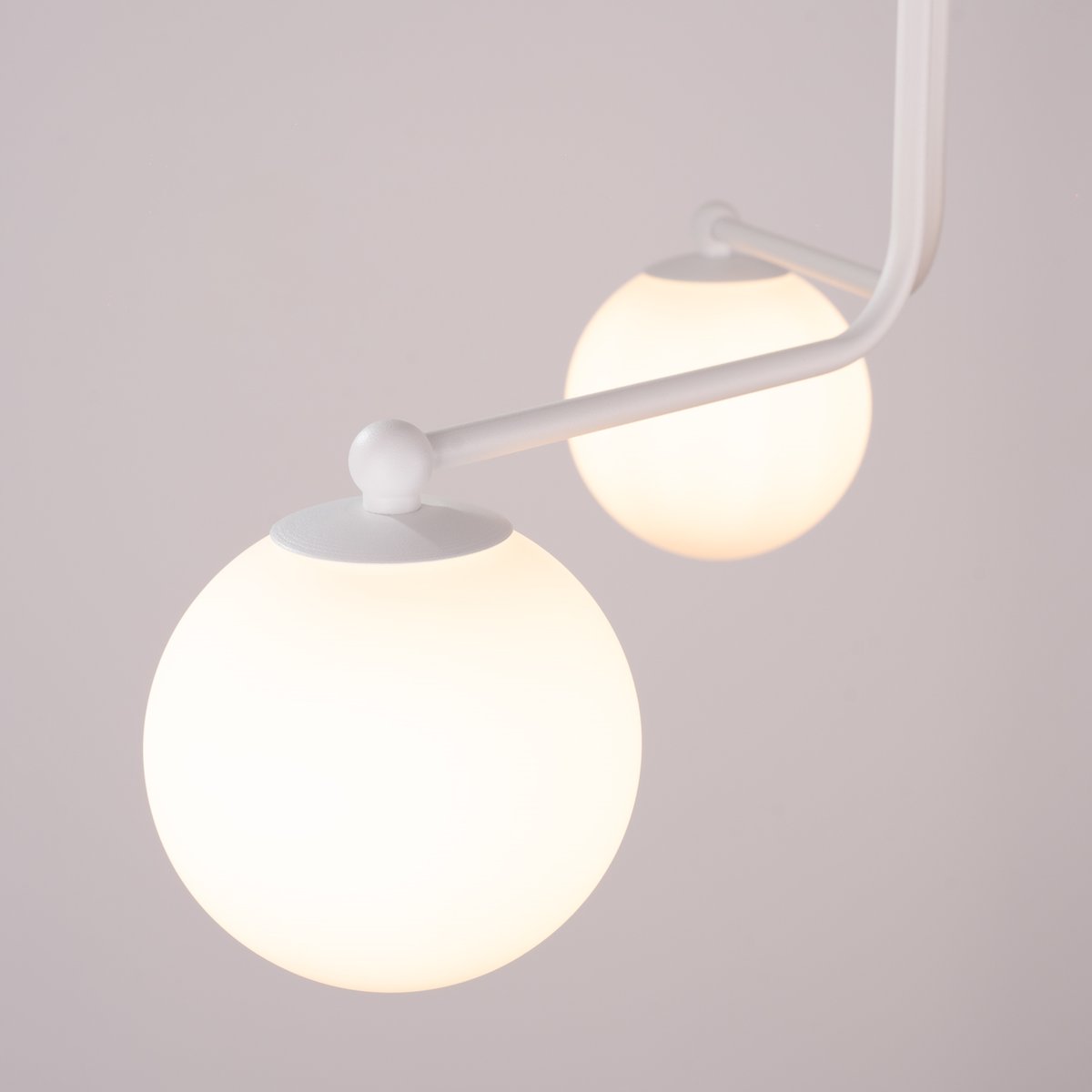 Lustre Acier Blanc G9 3 Astral blanc, EDEN