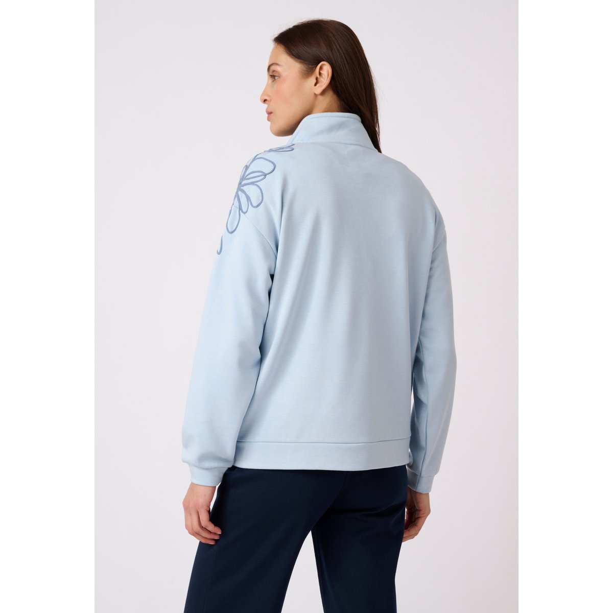 Veste de détente Thermolactyl bleu grisé, DAMART