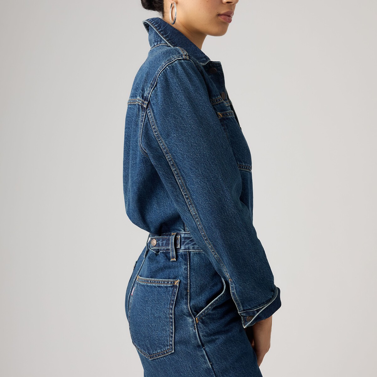 Macacão de ganga, com mangas compridas stellar blue, LEVI'S
