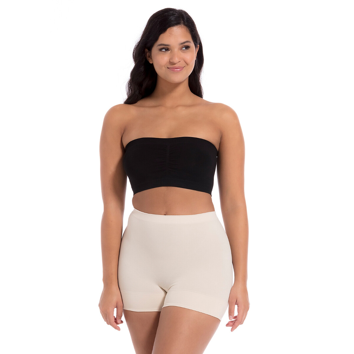 Soutien-gorge Bandeau push up en bambou noir, MAGIC BODYFASHION