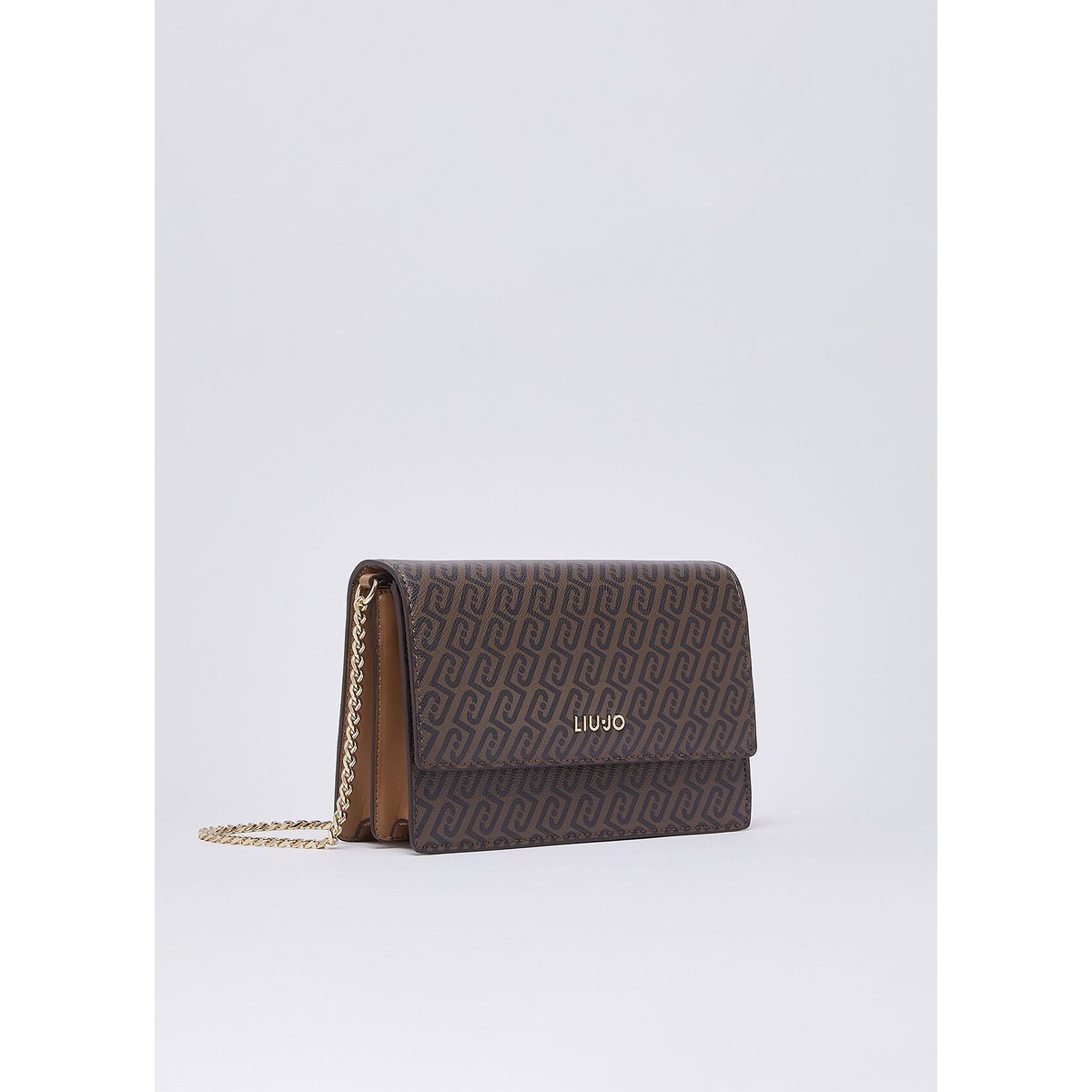 Petit Sac Bandoulière Monogramme beige, LIU JO