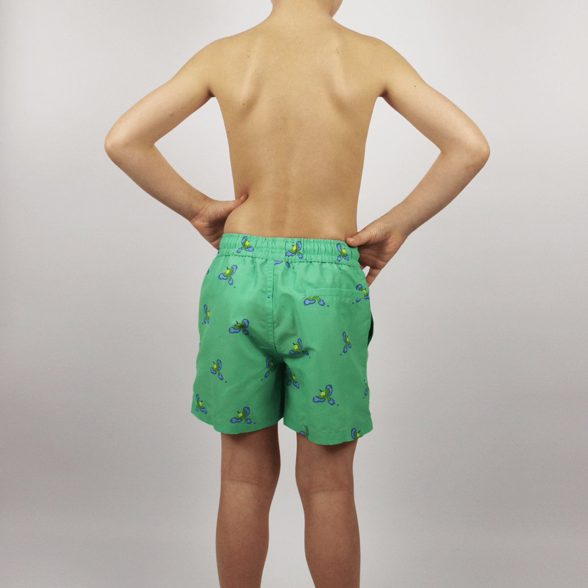 Short de bain Le petit ENVOLE vert tropical, VENDREDI