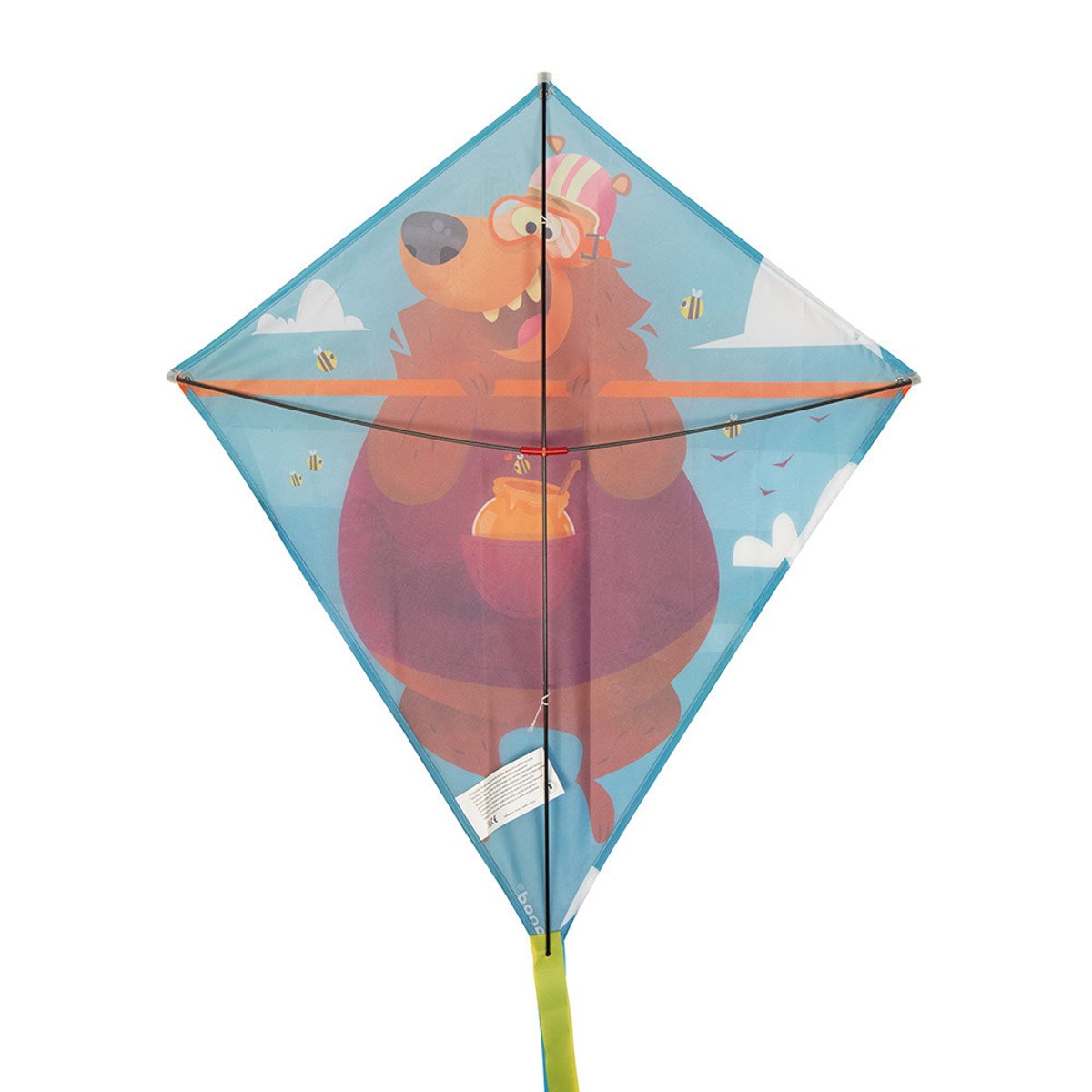 Cerf-volant Ours, Jeu De Plein Air multicolore, JANOD