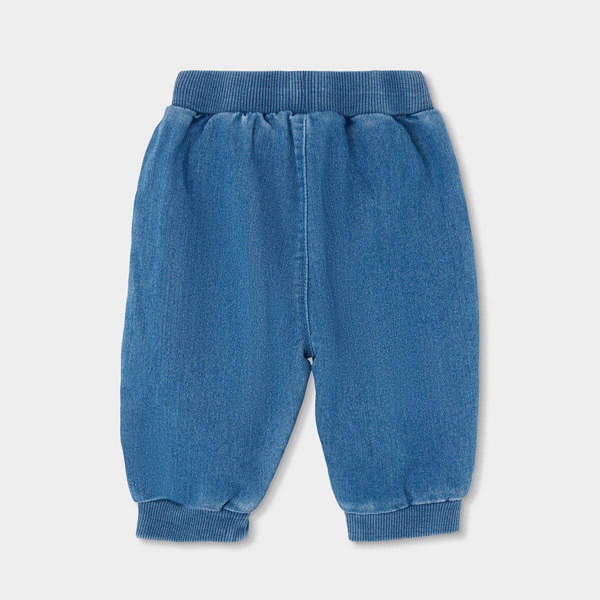 Pantalon bébé garçon denim bleu, BOBOLI